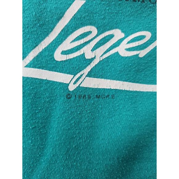 IOU International Exclusive Vintage Mock Neck Sweatshirt 1990 Unisex Medium - Picture 3 of 6